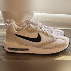 Nike Air Max Dawn White and Black Sneakers